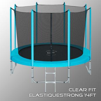 Батут Clear Fit ElastiqueStrong 14ft - Игровые-столы.рф