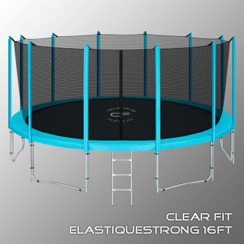 Батут Clear Fit ElastiqueStrong 16ft - Игровые-столы.рф