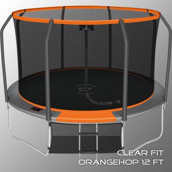 Каркасный батут Clear Fit OrangeHop 12Ft swat - Игровые-столы.рф