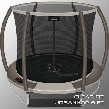 Каркасный батут Clear Fit UrbanHop 8Ft с сеткой спортдоставка - Игровые-столы.рф