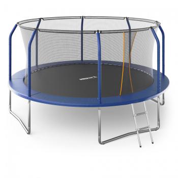 Батут UNIX Line Премиальный / Supreme Basic 14 ft (427 см) синий TRUSUB14BL - Игровые-столы.рф