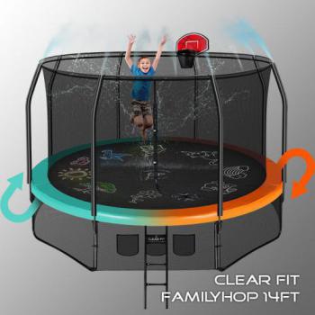Каркасный батут Clear Fit FamilyHop 14Ft - Игровые-столы.рф