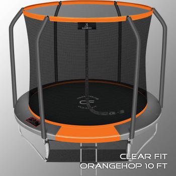 Каркасный батут Clear Fit OrangeHop 10Ft уличный кумитеспорт - Игровые-столы.рф