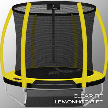 Каркасный батут Clear Fit LemonHop 8Ft с сеткой спортдоставка - Игровые-столы.рф