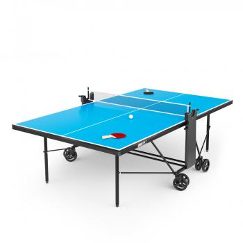 Теннисный стол UNIX Line для улицы компактный Compact Outdoor 6 мм ACP синий TT6COUTBL sportsman - Игровые-столы.рф