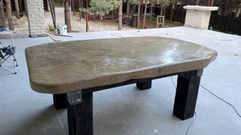 Каменный гранитный терассный стол - Игровые-столы.рф