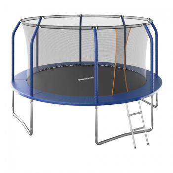 Батут UNIX Line Премиальный / Supreme Basic 12 ft (366 см) синий TRUSUB12BL васил - Игровые-столы.рф