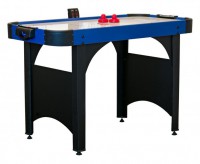 Игровой стол аэрохоккей Nordics 4ф длина 121 ширина 60,5 высота 80 см синий - Игровые-столы.рф