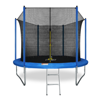 Батут 10FT с внутренней страховочной сеткой и лестницей (Blue)ARLAND  - Игровые-столы.рф