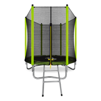 Батут 6FT с внешней страховочной сеткой и лестницей (Light green)ARLAND  - Игровые-столы.рф