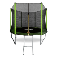Батут 8FT с внешней страховочной сеткой и лестницей (Light green)ARLAND  - Игровые-столы.рф