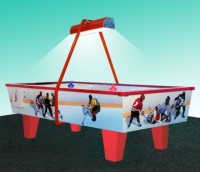 Игровой стол - Аэрохоккей восьмифутовый антивандальный 0006 - Игровые-столы.рф