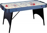 Игровой стол - аэрохоккей "Blue Ice" 5 ф (черно-голубой, складной) 50.021.05.0  - Игровые-столы.рф