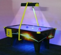 Игровой стол - аэрохоккей детский неоновый 0010 - Игровые-столы.рф
