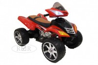 Детский электроквадроцикл E005KX красный (кожа)  - Игровые-столы.рф