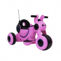 Детский электромотоцикл HL300 розовый - Игровые-столы.рф