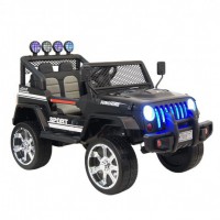Детский электромобиль T008TT 4WD черный - Игровые-столы.рф
