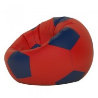 Мягкое кресло-мешок "Мяч" 110 см красный - Игровые-столы.рф
