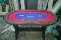Покерный стол для дома с ножками в комплекте SWAT 150x75 см. высота 75 см без разметки - Игровые-столы.рф