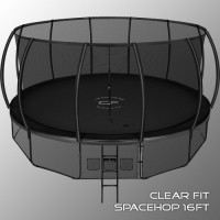 Каркасный батут Clear Fit SpaceHop 16Ft - Игровые-столы.рф