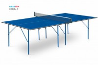 Теннисный стол для помещения swat Hobby 2 blue любительский стол для использования в помещениях 6011 - Игровые-столы.рф