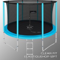 Каркасный батут Clear Fit ElastiqueHop 12Ft  - Игровые-столы.рф