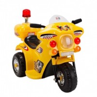 Детский электромотоцикл 998 желтый - Игровые-столы.рф