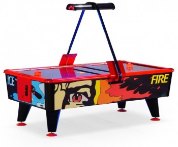 Игровой стол - аэрохоккей "Ice & Fire" 6 ф (жетоноприемник) - Игровые-столы.рф