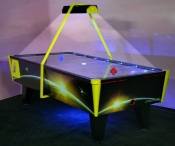 Игровой стол - аэрохоккей восьмифутовый неоновый. 0012 - Игровые-столы.рф